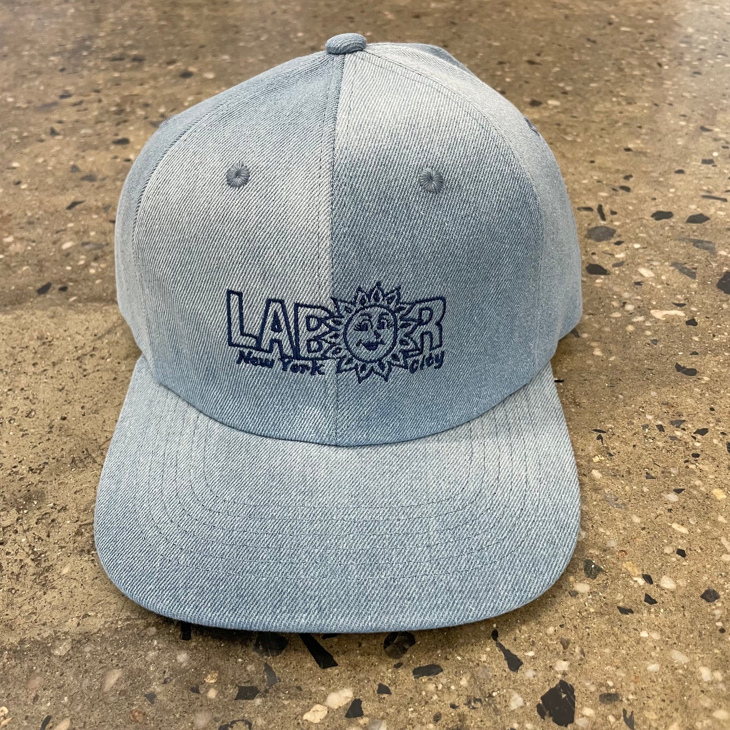 Labor Rise and Shine Denim Hat - Light Blue