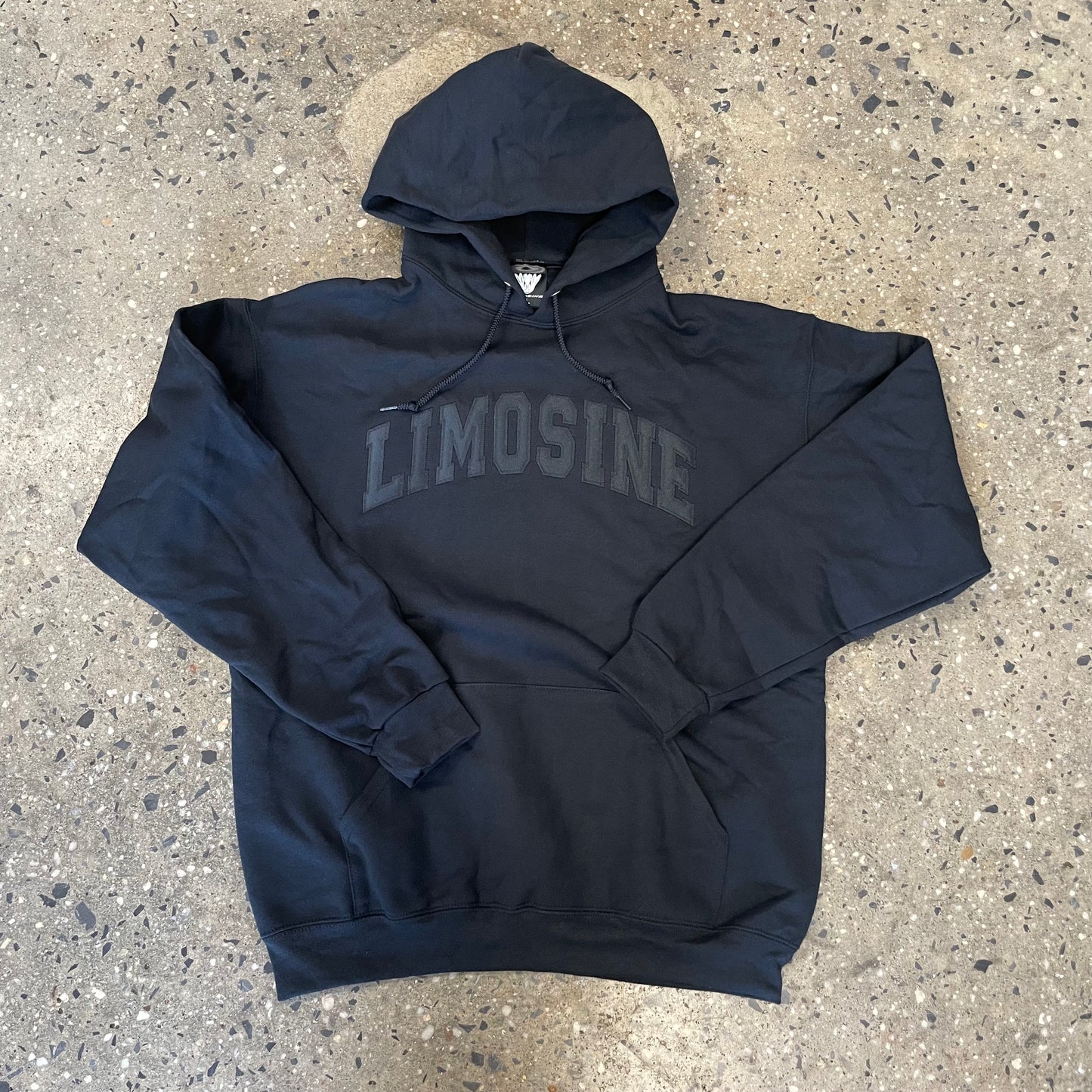 Limosine Black Vinyl Hoodie - Black