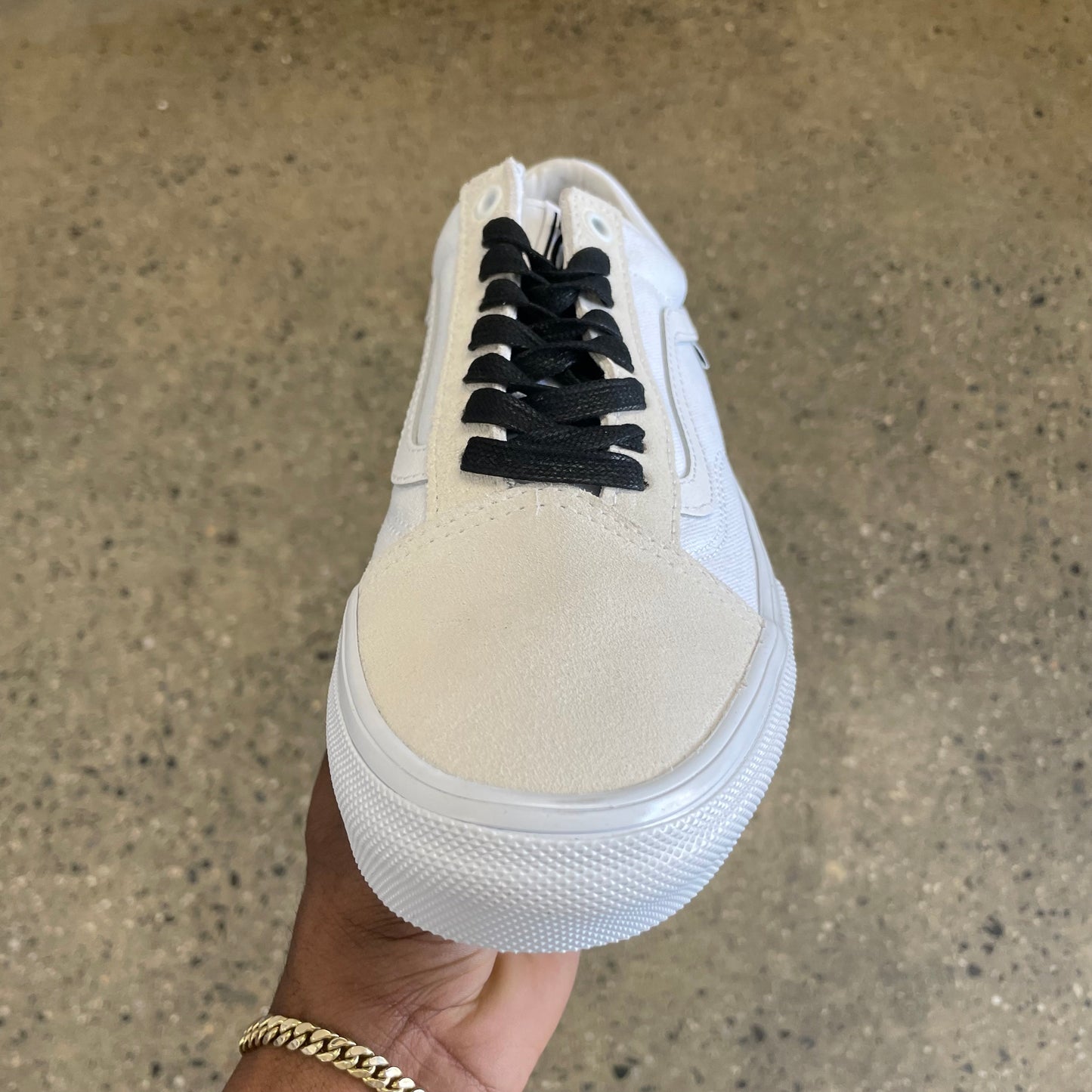 vans skate old skool vcu essential white