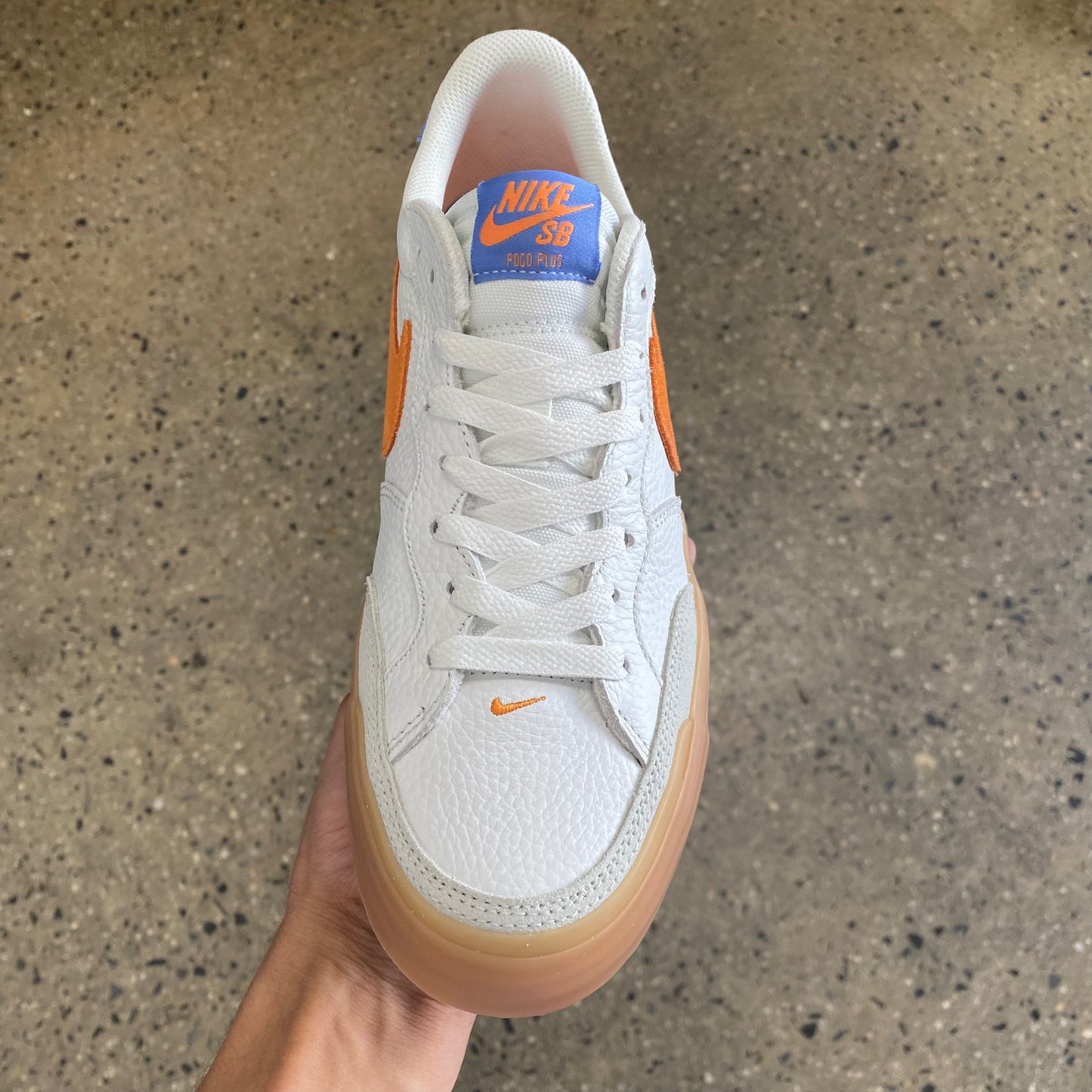 Nike SB Zoom Pogo Plus Premium - Summit White/Bright Mandarin