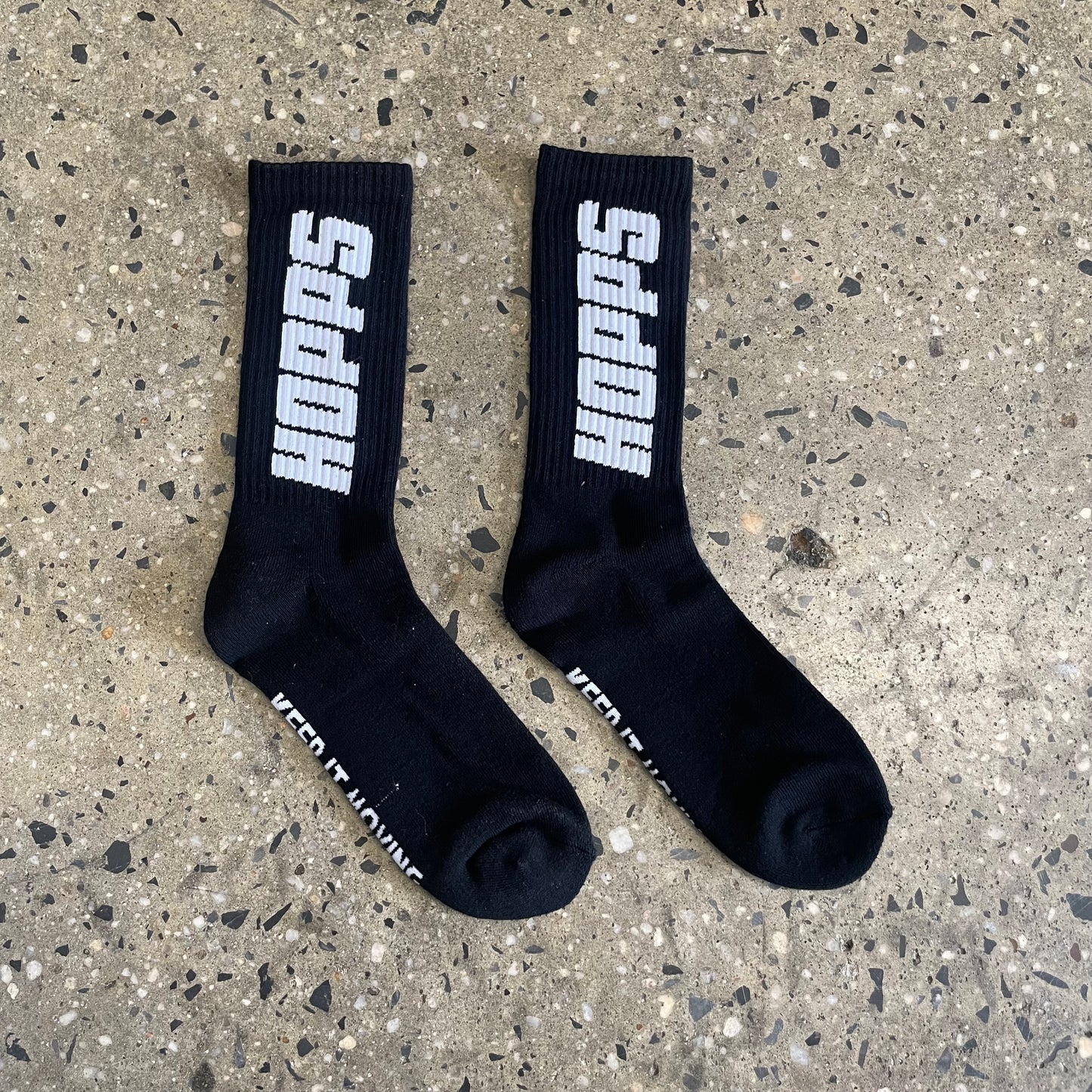 Hopps Big Socks - Black/White