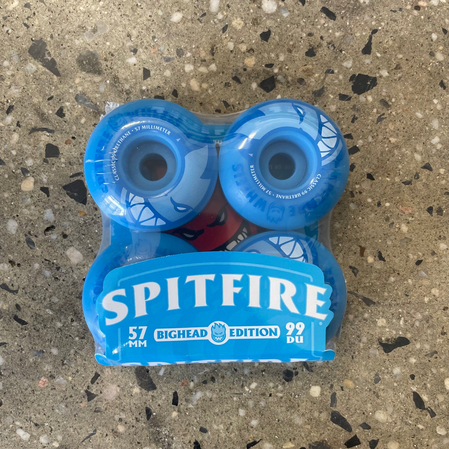 Spitfire Neon Bighead Wheels 99A - Blue