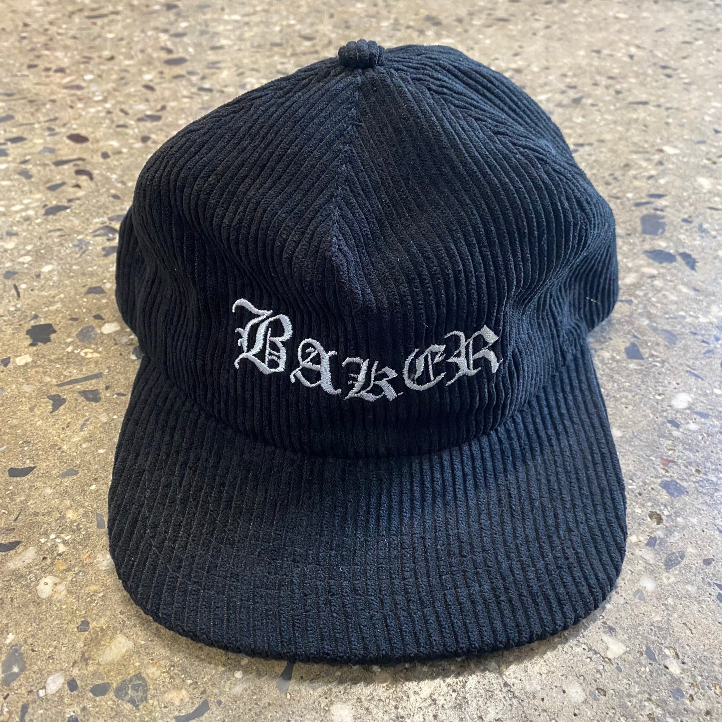 Baker Olde Corduroy Snapback Hat - Black
