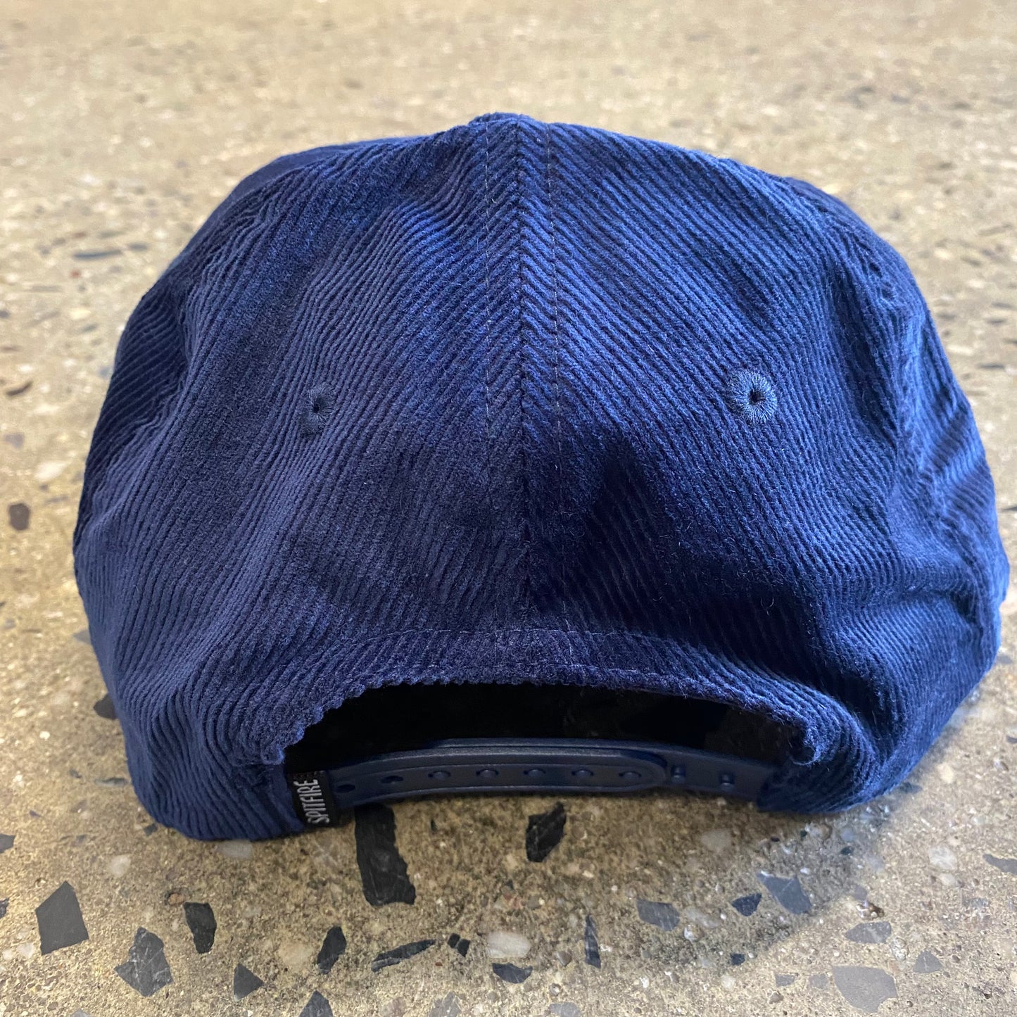 Spitfire Classic 87 Swirl Snapback Hat - Navy/Gold