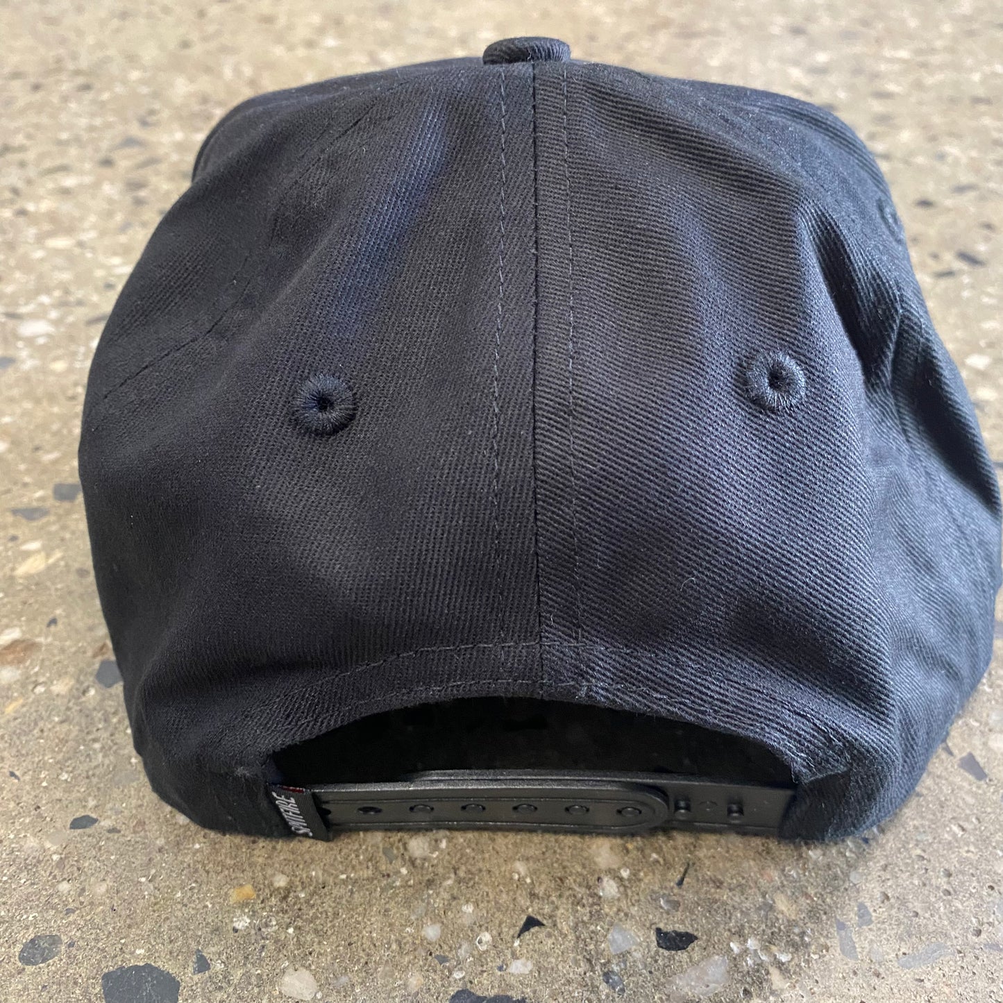 Spitfire Bighead Fill Logo Snapback Hat - Black/Red/Gold