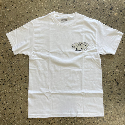 5boro SP-One Crackle T-Shirt - White/Grey