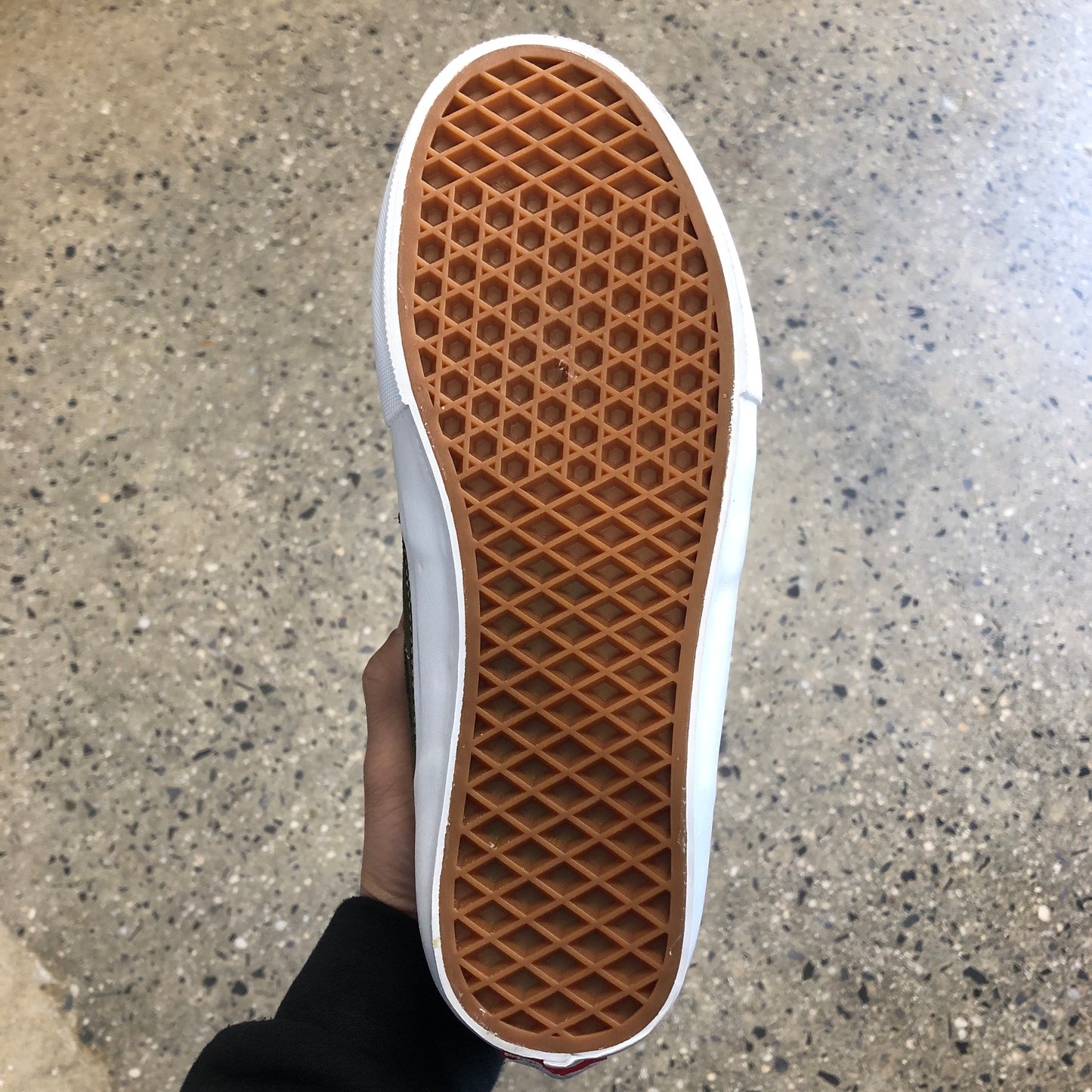 vans skate half cab dark olive