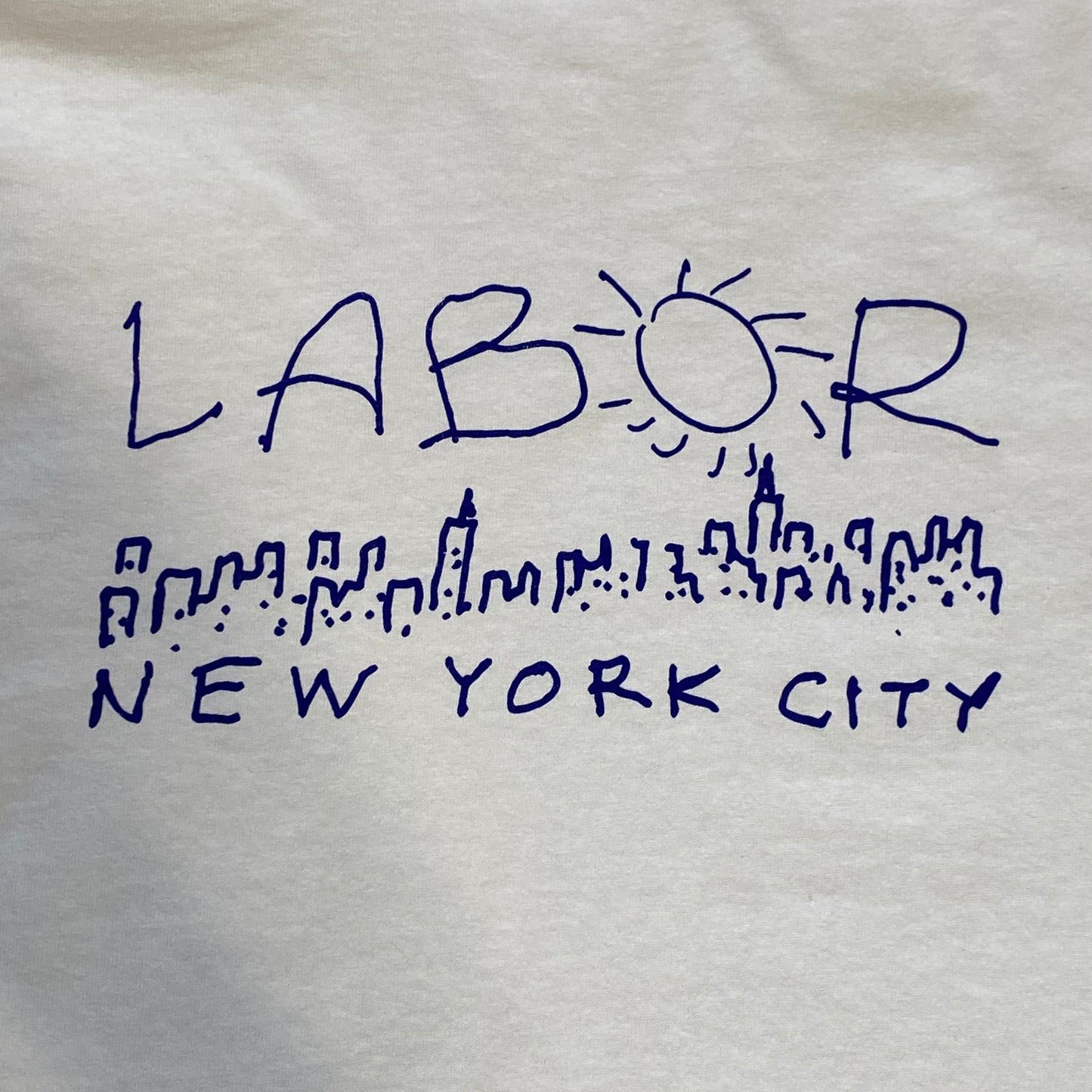 Labor Sketchline T-Shirt - White
