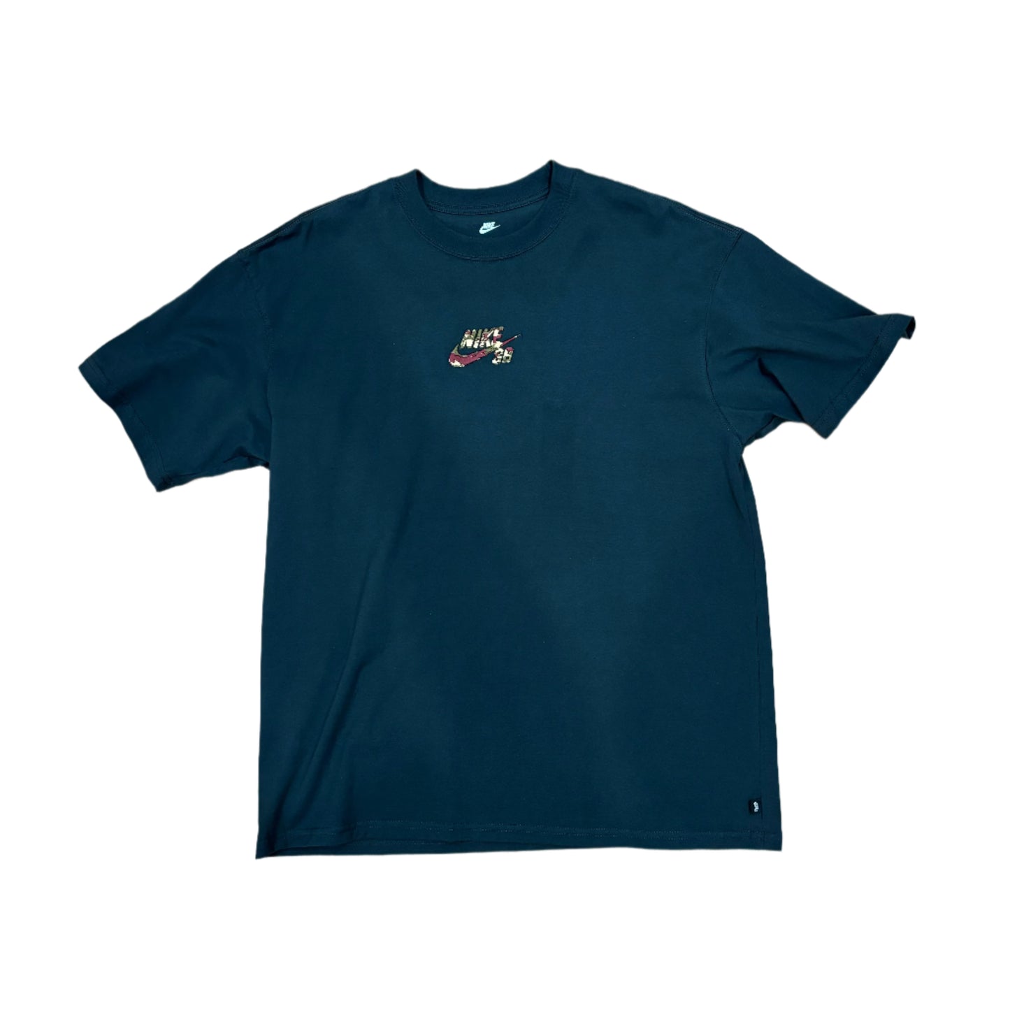 Front view of Max90 nike SB embroidered T-shirt