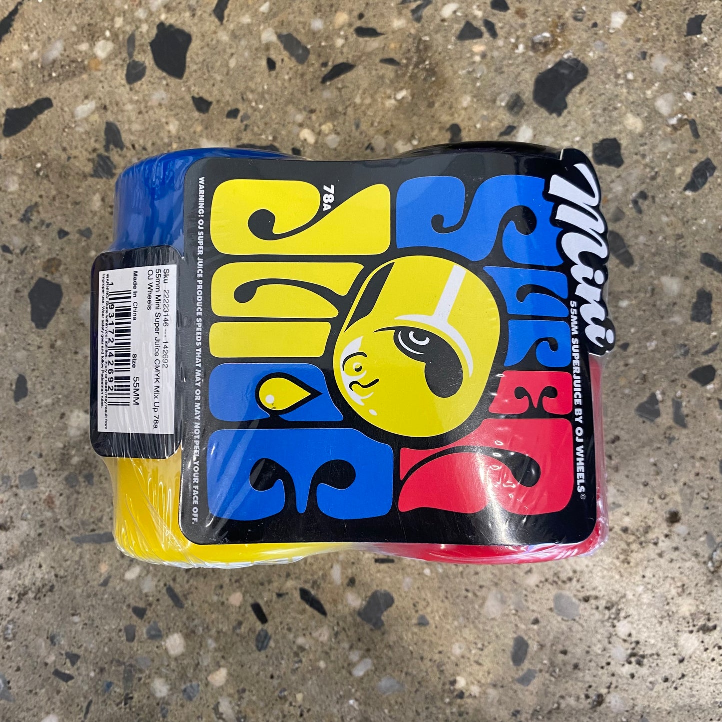 OJ Wheels Mini Super Juice CMYK Mix Up Wheels - 78A