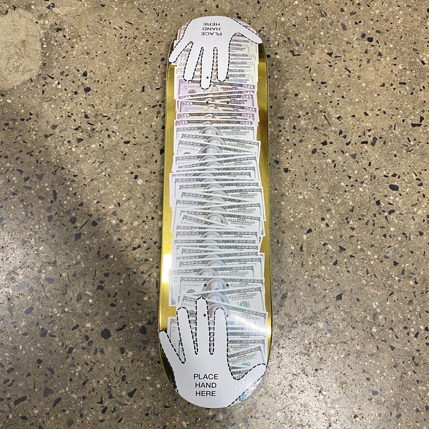 Alltimers Will Marshall Money Spread Skateboard Deck
