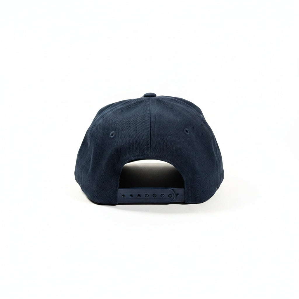 rear view of navy cap