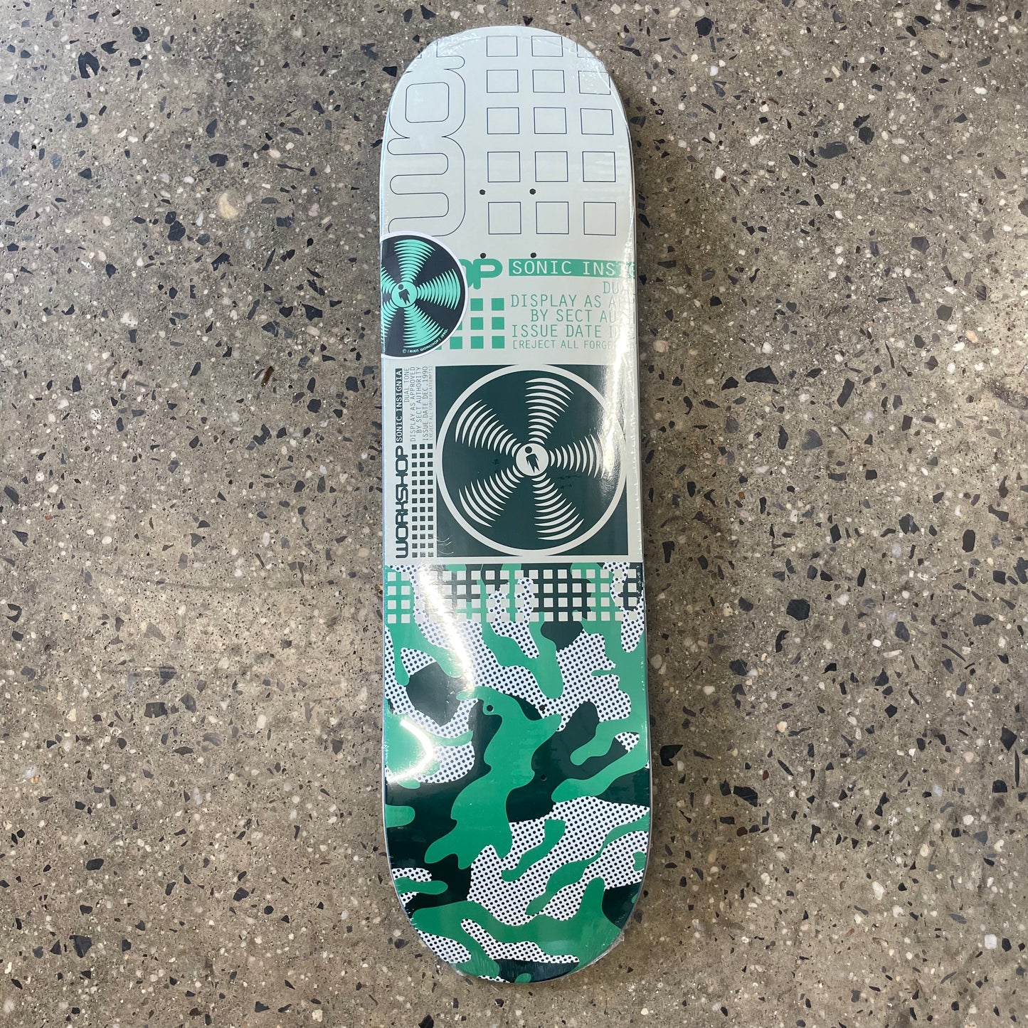 Alien Workshop Sonic Insignia Skateboard Deck - Green