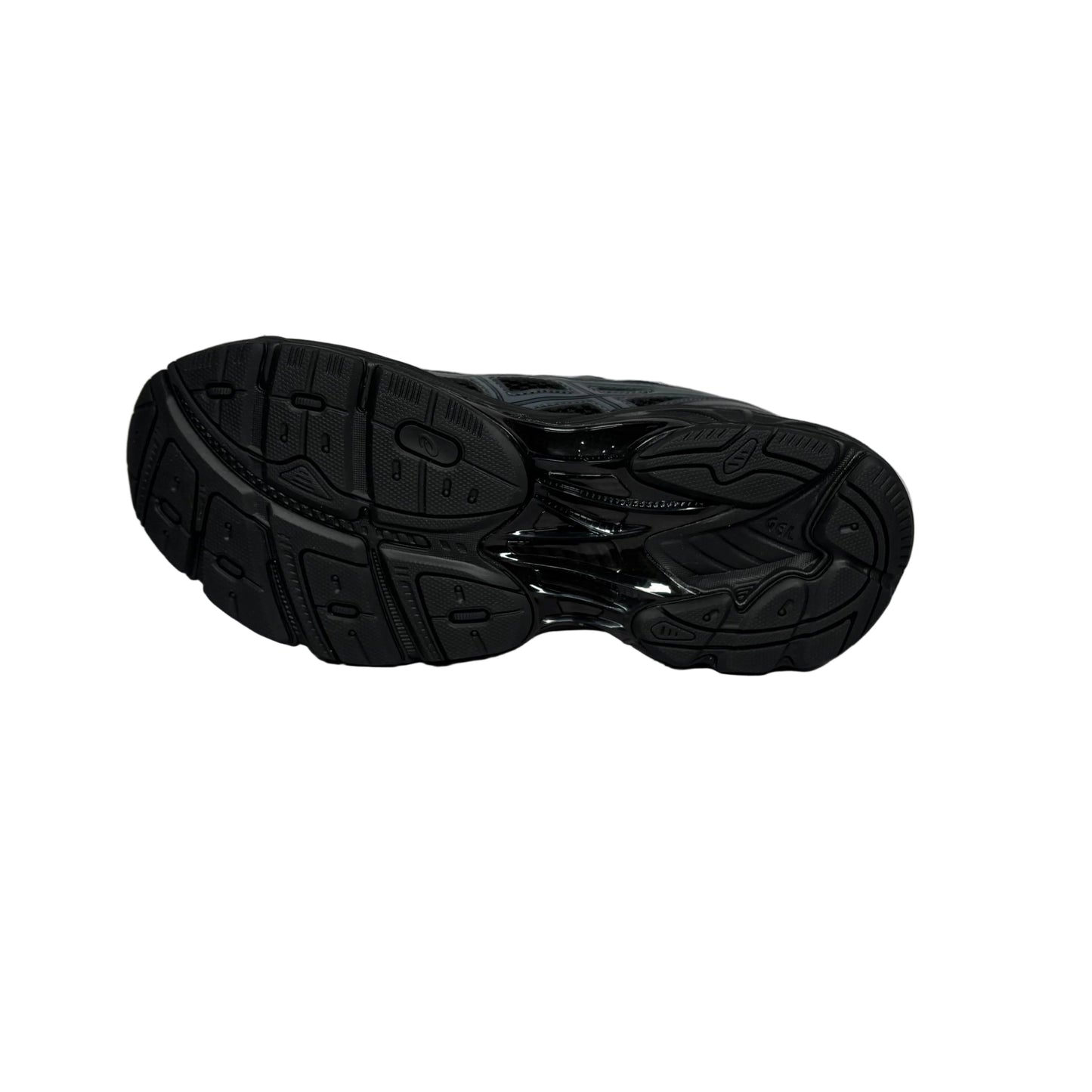 Black shoe sole on a white background
