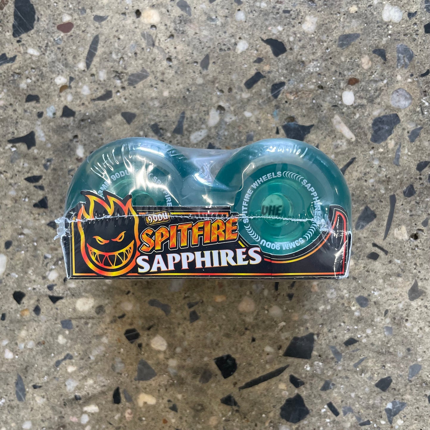 Spitfire Sapphire Wheels 90D - Clear Green