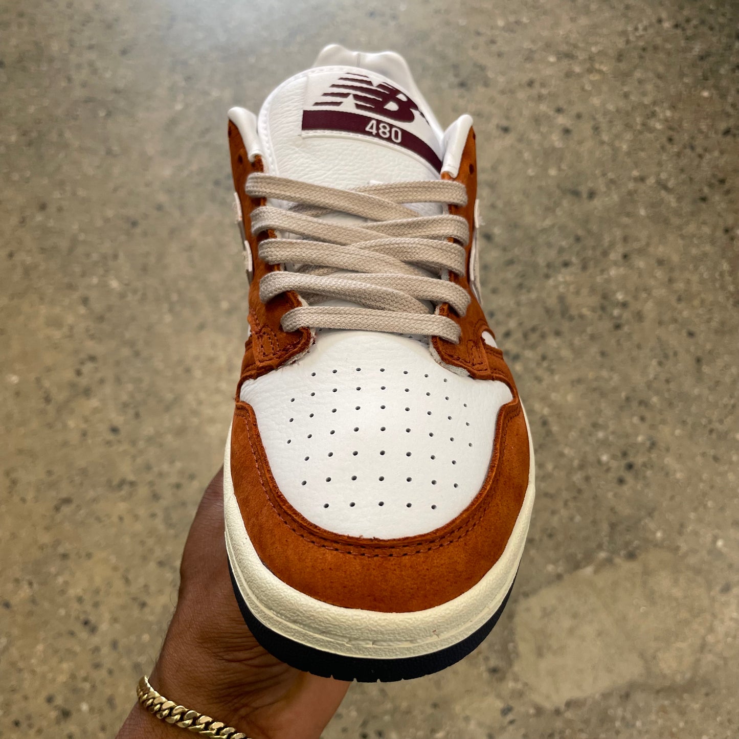New Balance 480 - Brown/White