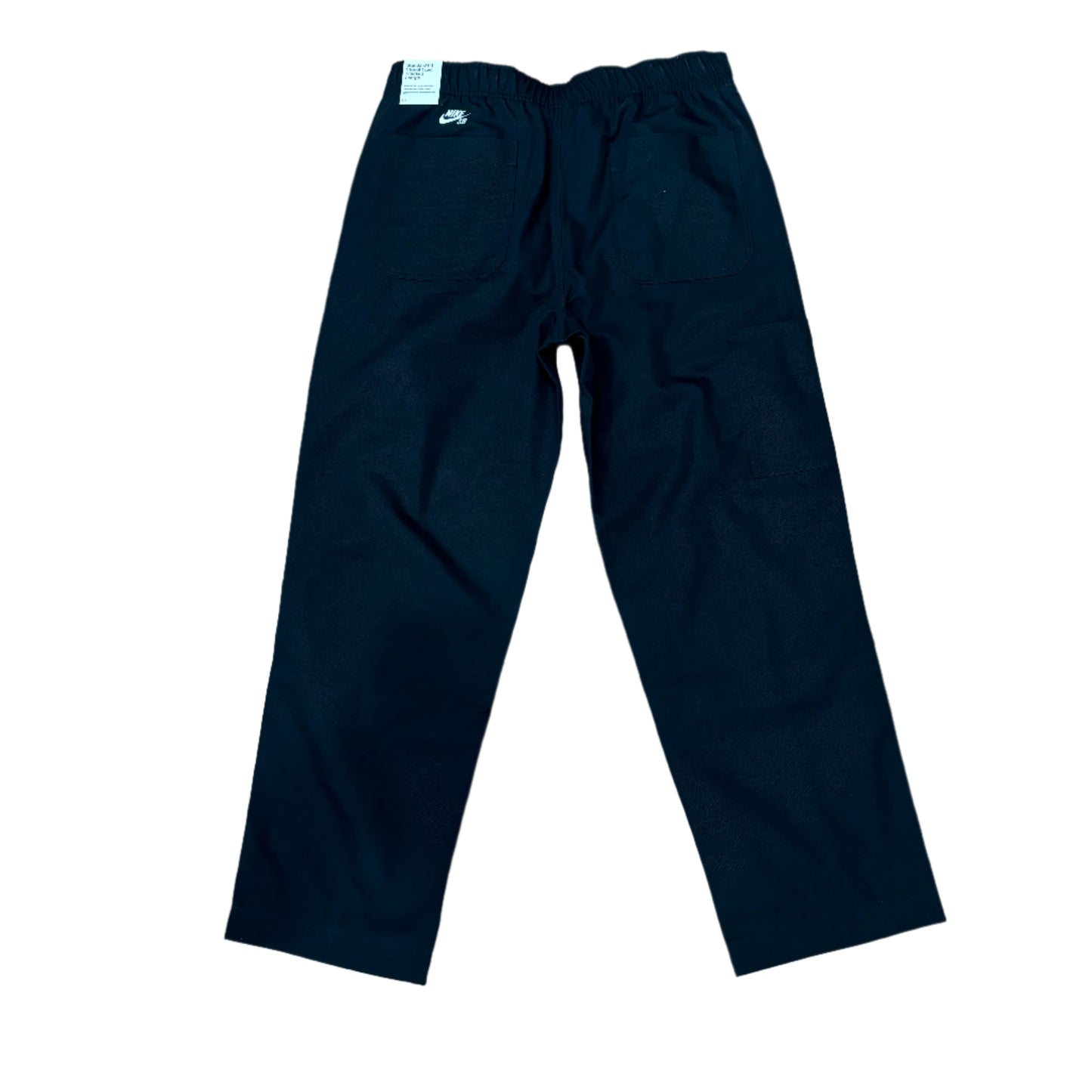 rear view of elastic waist pant