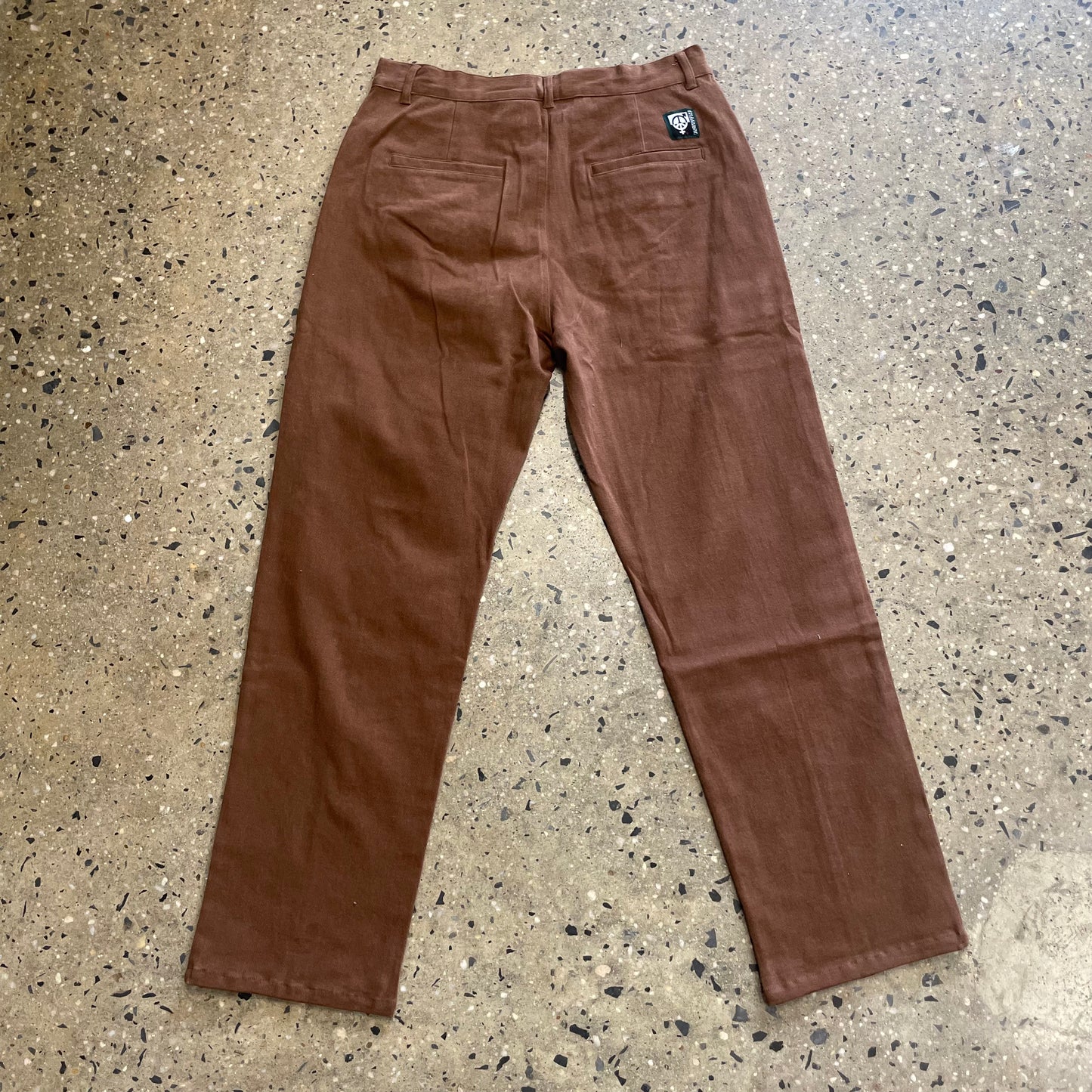 Sex Hippies Stitched Crease Work Pants - Chestnut