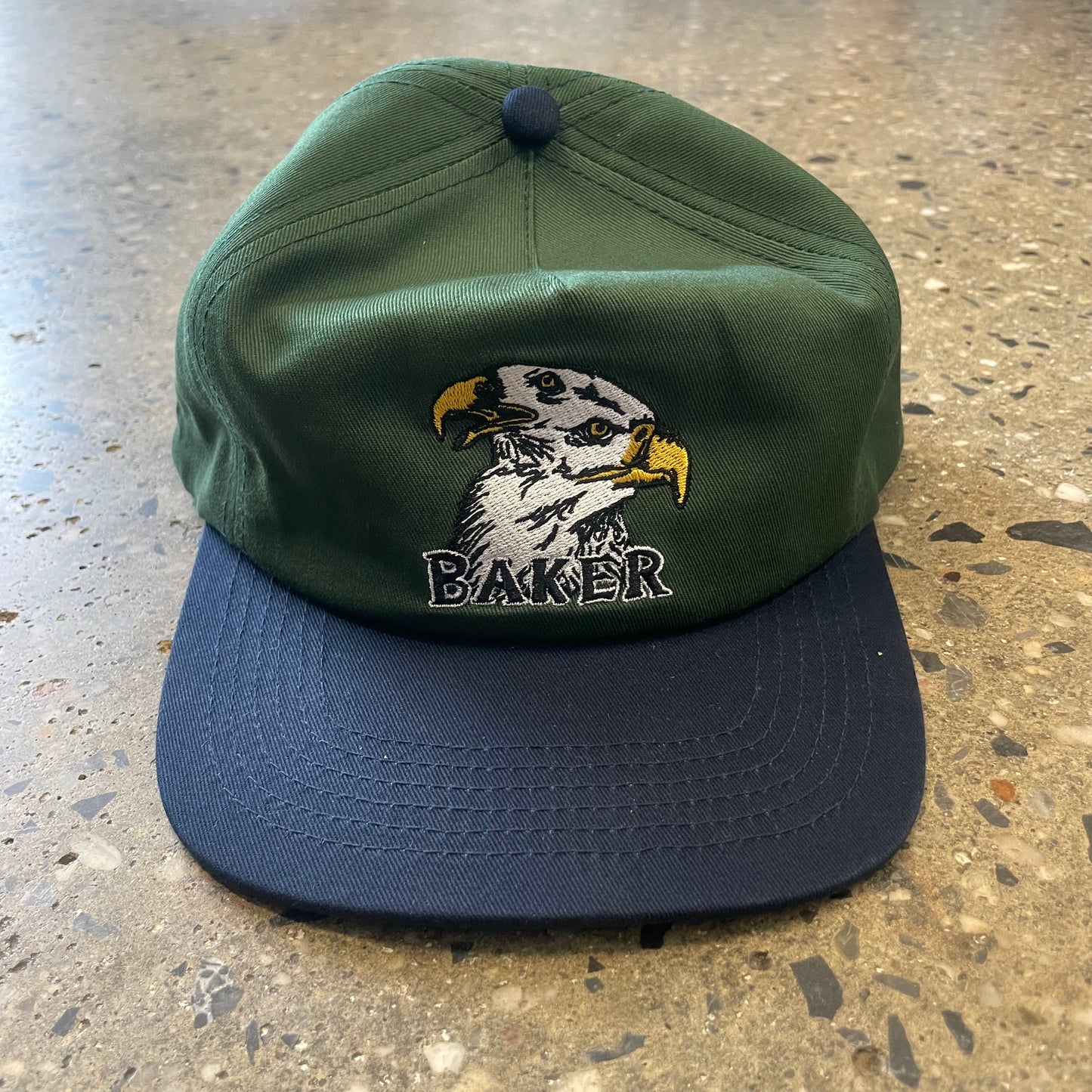 Baker Eagle Eyes Snapback - Green/Navy