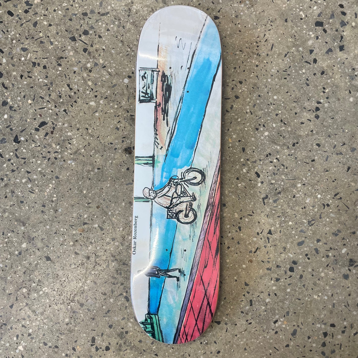 Polar Oskar Rozenberg West Habour Skateboard Deck