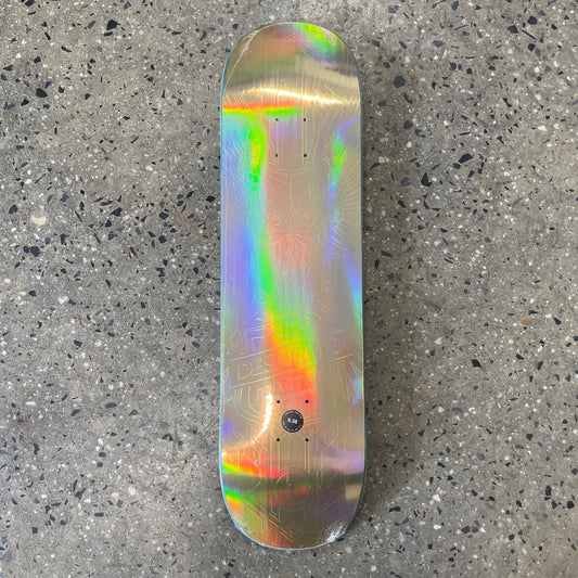 hologram foil on skate deck