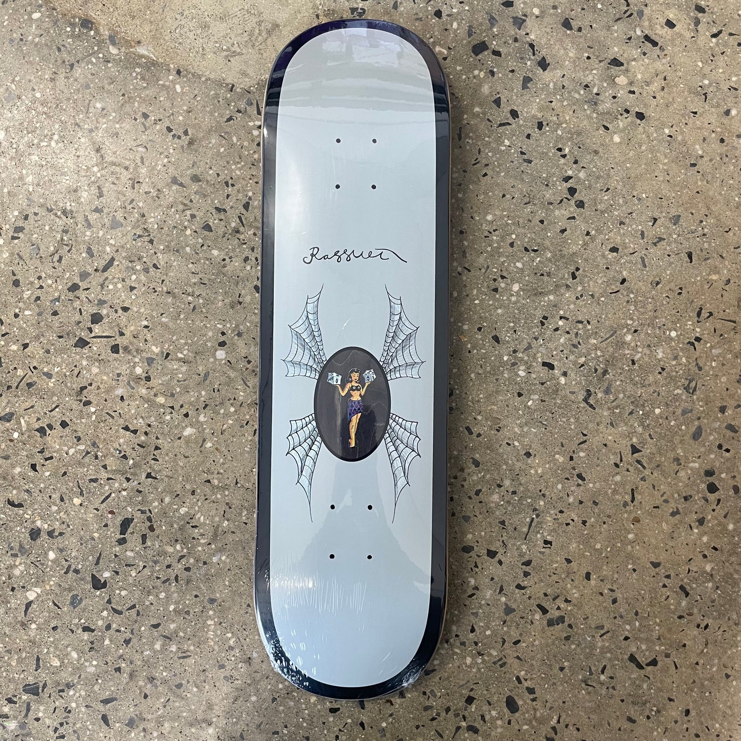 Rassvet Lady Luck Skateboard Deck - Grey