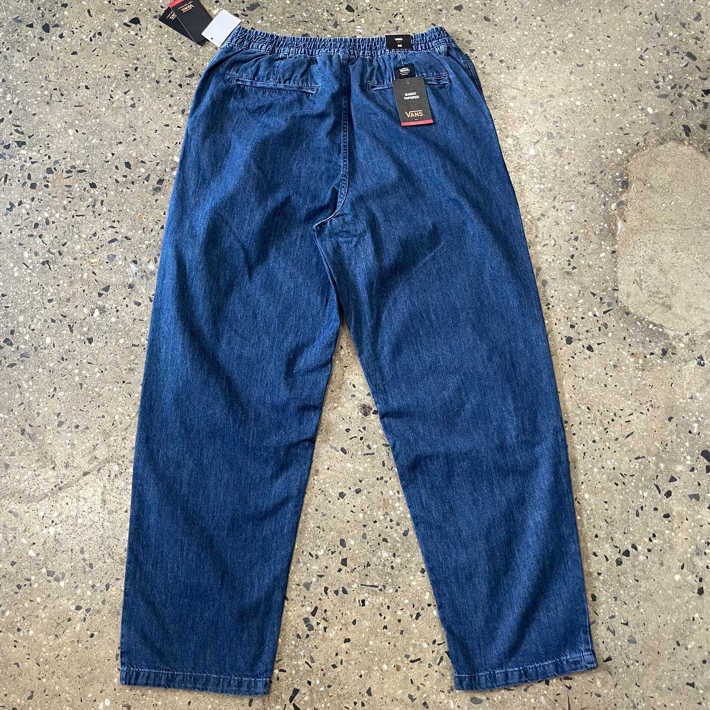 Vans Range Baggy Tapered Denim Pants - Indigo