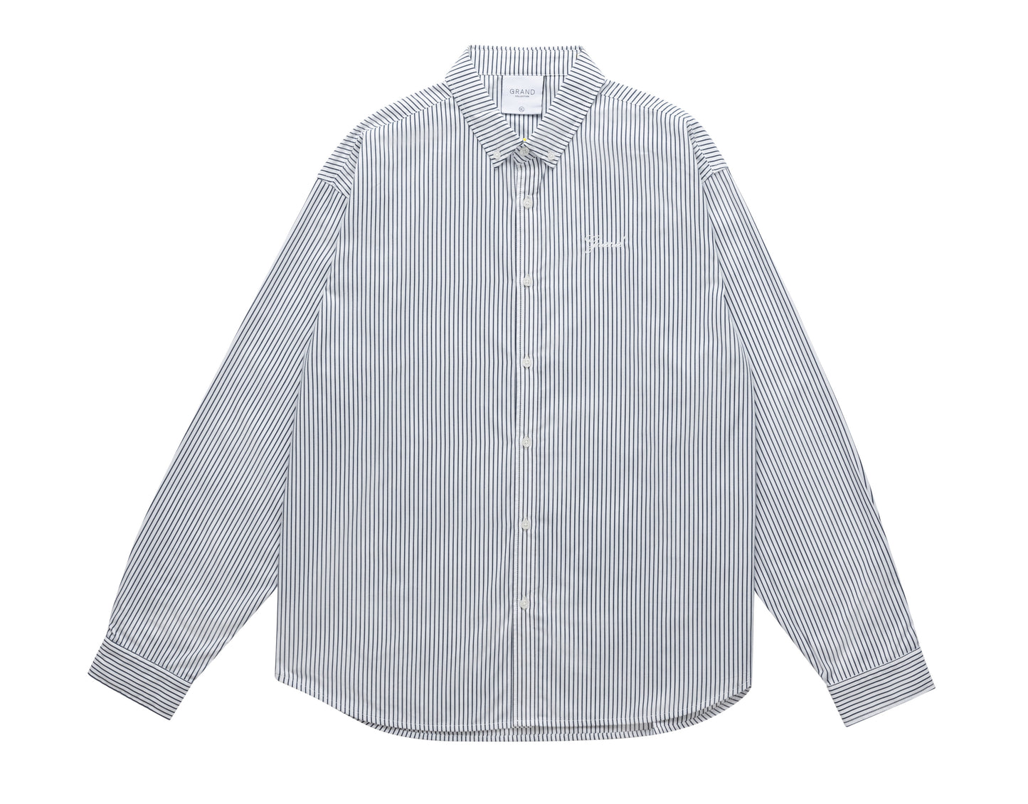 Striped shirt on a white background