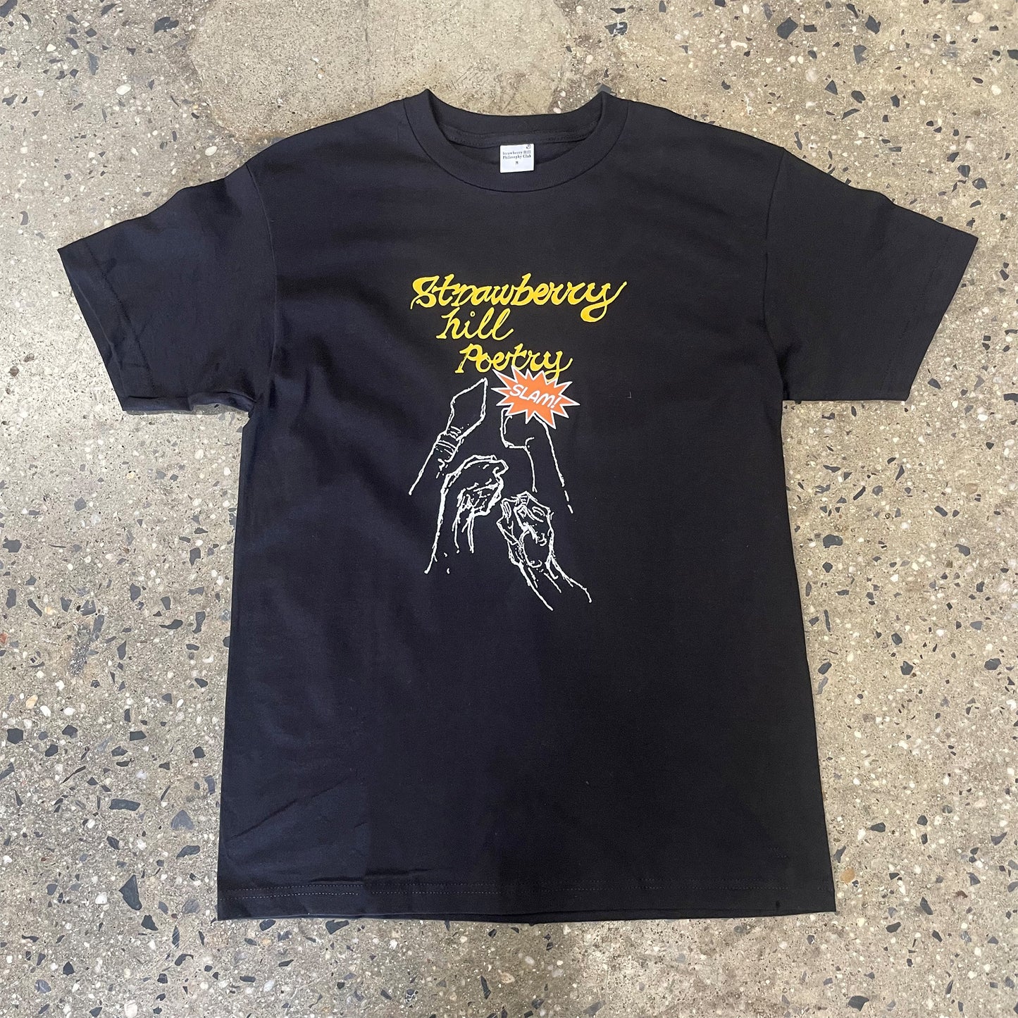 Strawberry Hill Philosophy Club Poetry Slam T-Shirt - Black