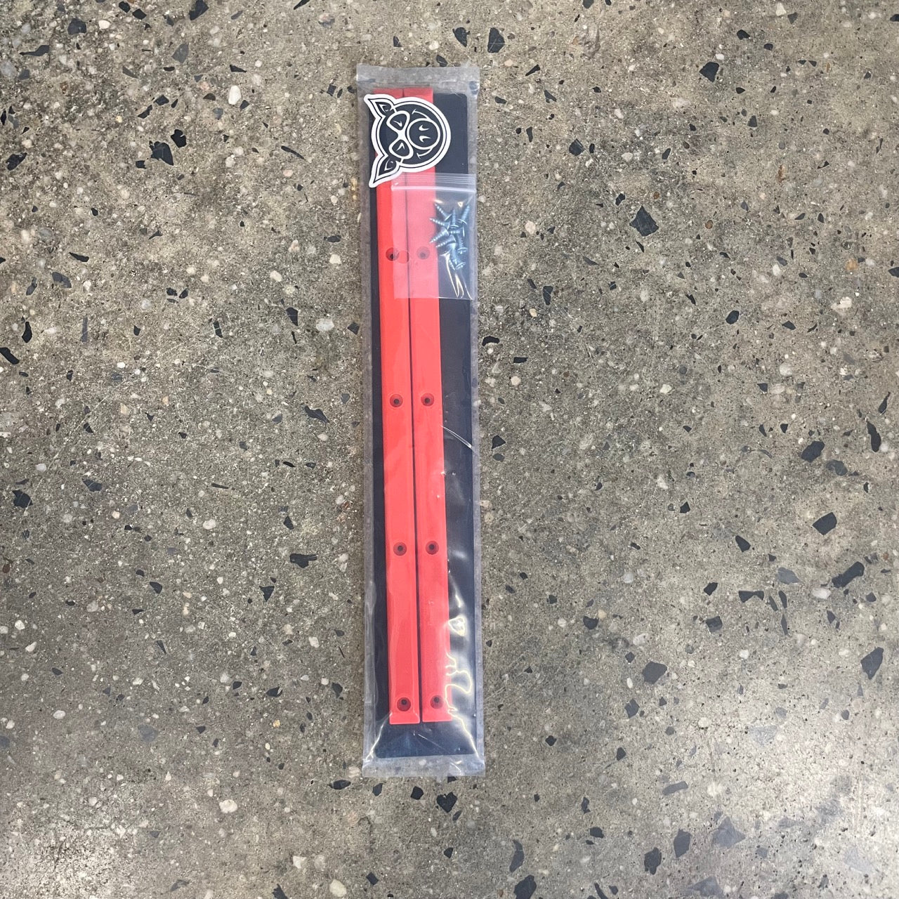 pack of 2 orange skate rails