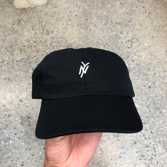 Front view of 5boro NY logo hat in black