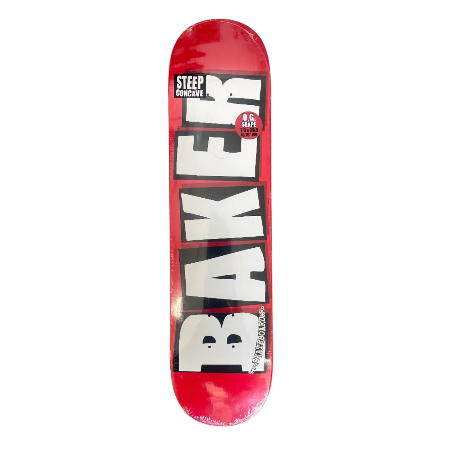 Baker Brand Logo Mini Skateboard Deck - White