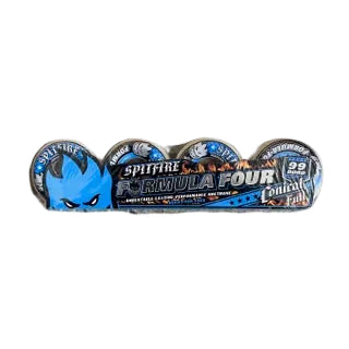 blue and black graphic wheel on conical shape