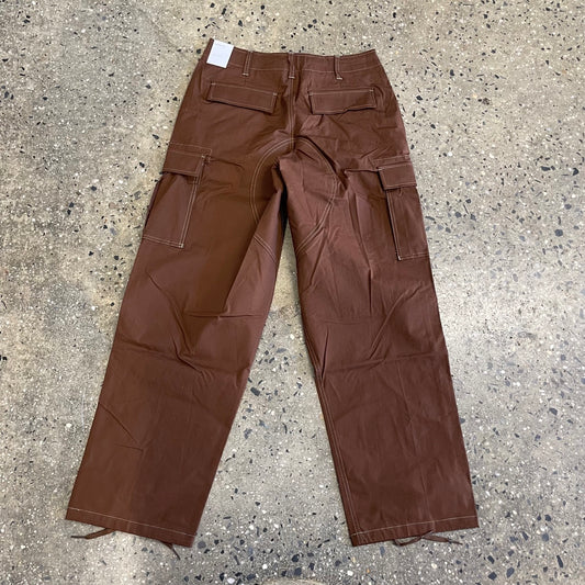rear view of brown cargo pants