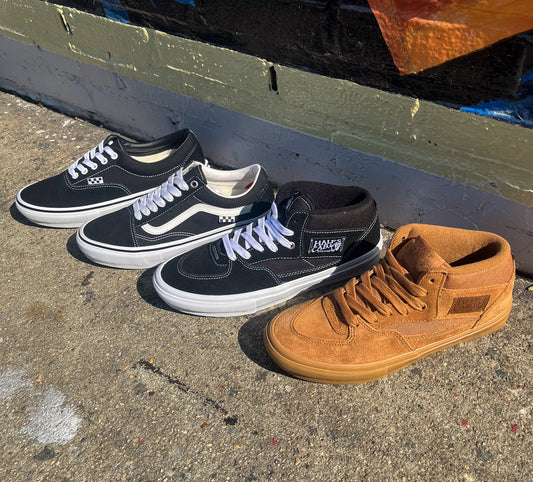 NEW VANS RESTOCK + HALF CAB BROWN/GUM