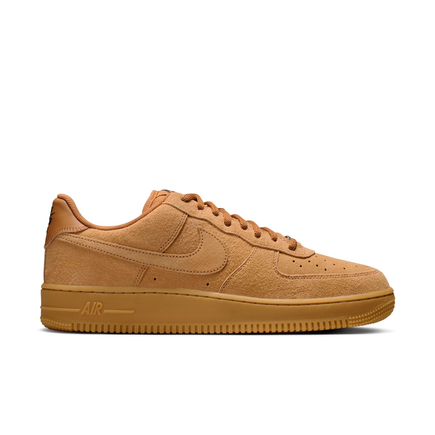Brown sneaker with Nike logo on a white background