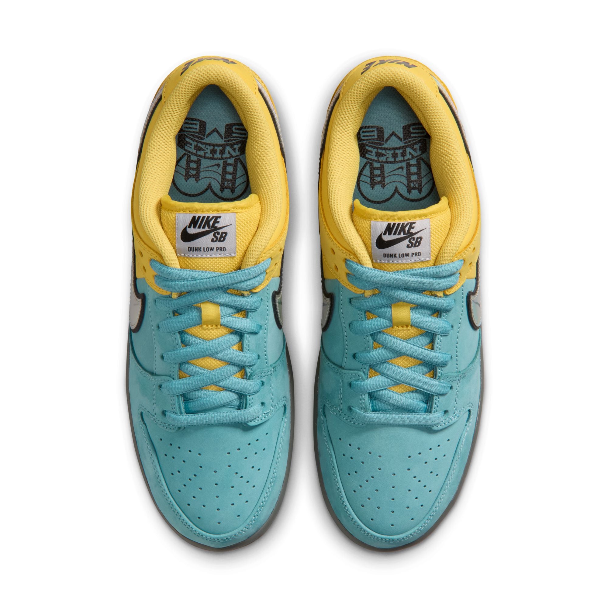 Nike SB Dunk Low Pro - Lightening/Wolf Grey-Denim Turq – Labor
