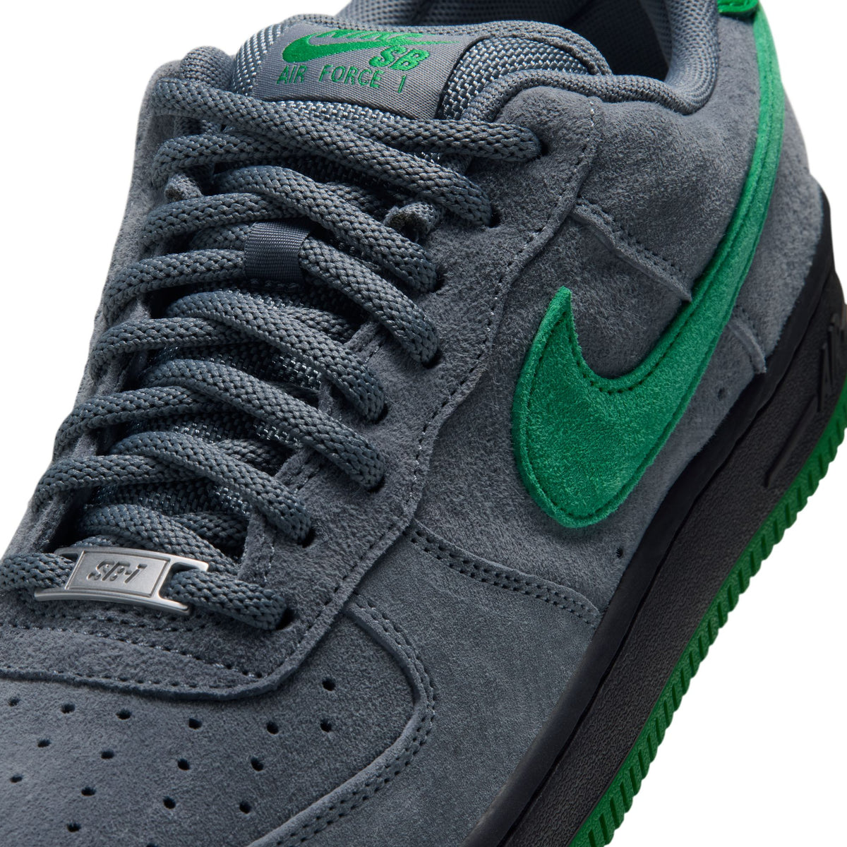Nike SB Air Force 1 SE - Cool Grey/Court Green/Black