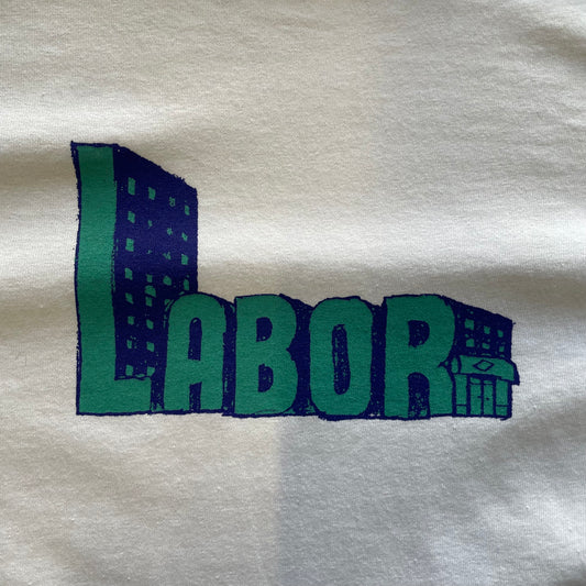 Labor Building Block T-Shirt - White
