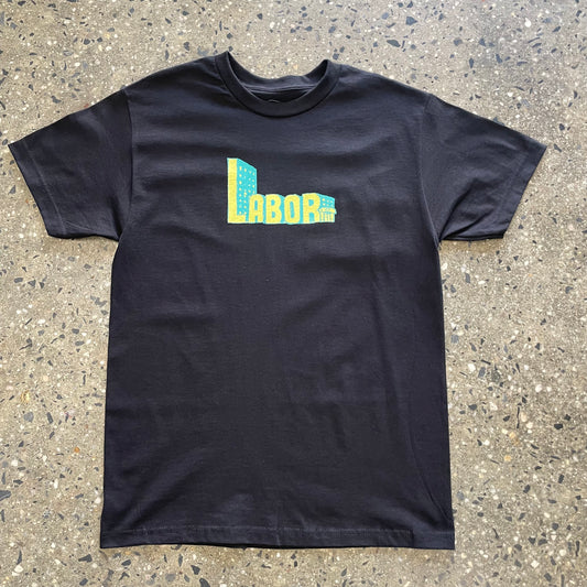 Labor Building Block T-Shirt - Black