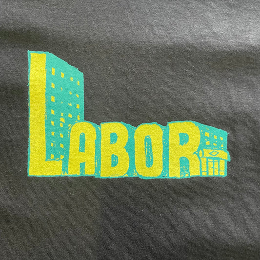 Labor Building Block T-Shirt - Black
