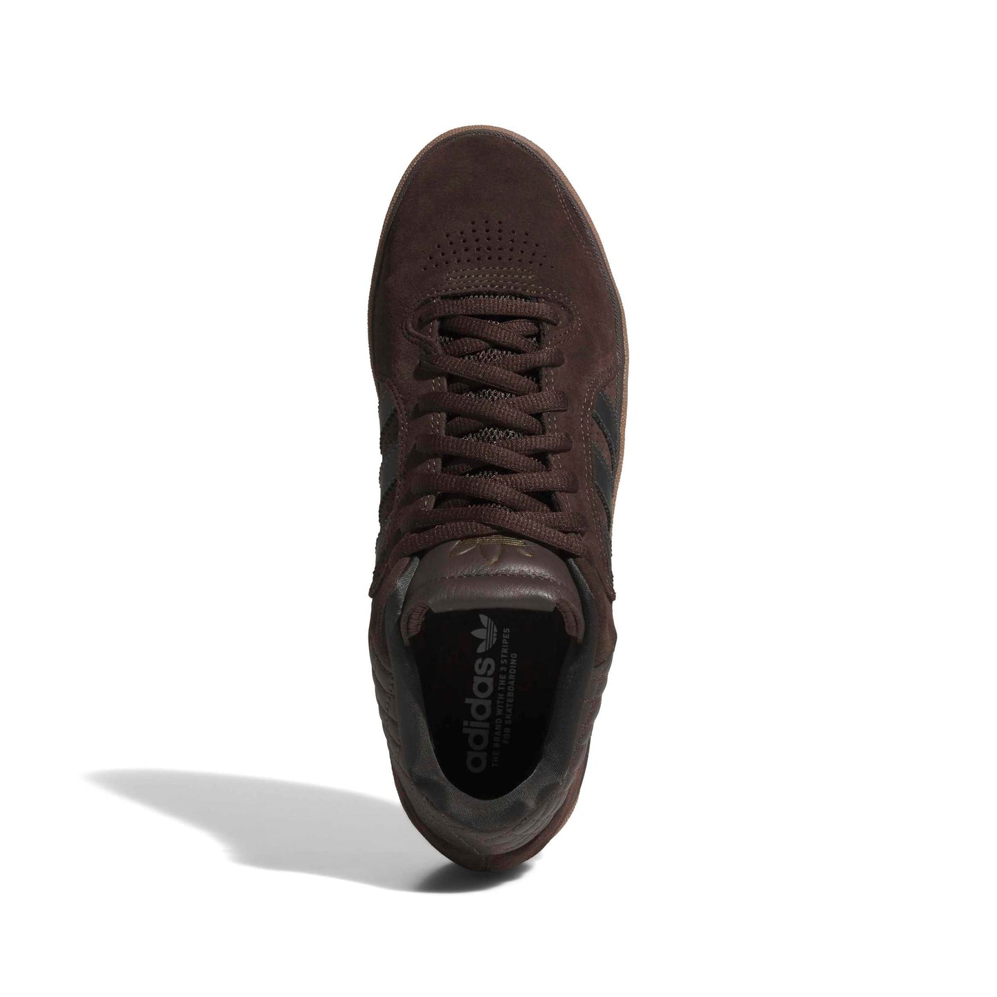 Brown Adidas sneaker on a white background