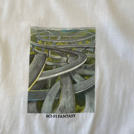 Sci-Fi Fantasy Freeway T-Shirt - White