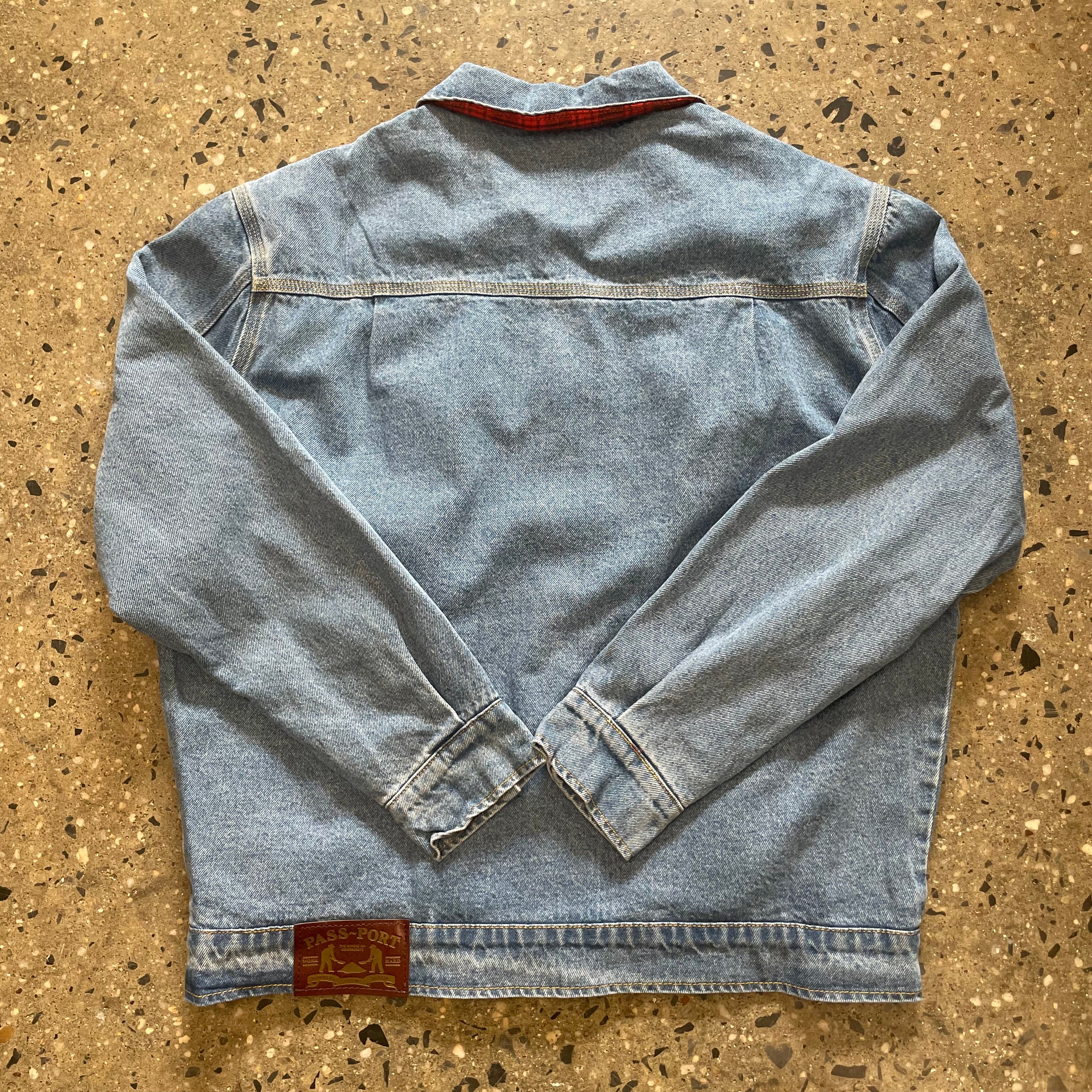 Pass~Port Workers Club Lined Denim Jacket - Washed Indigo - Labor