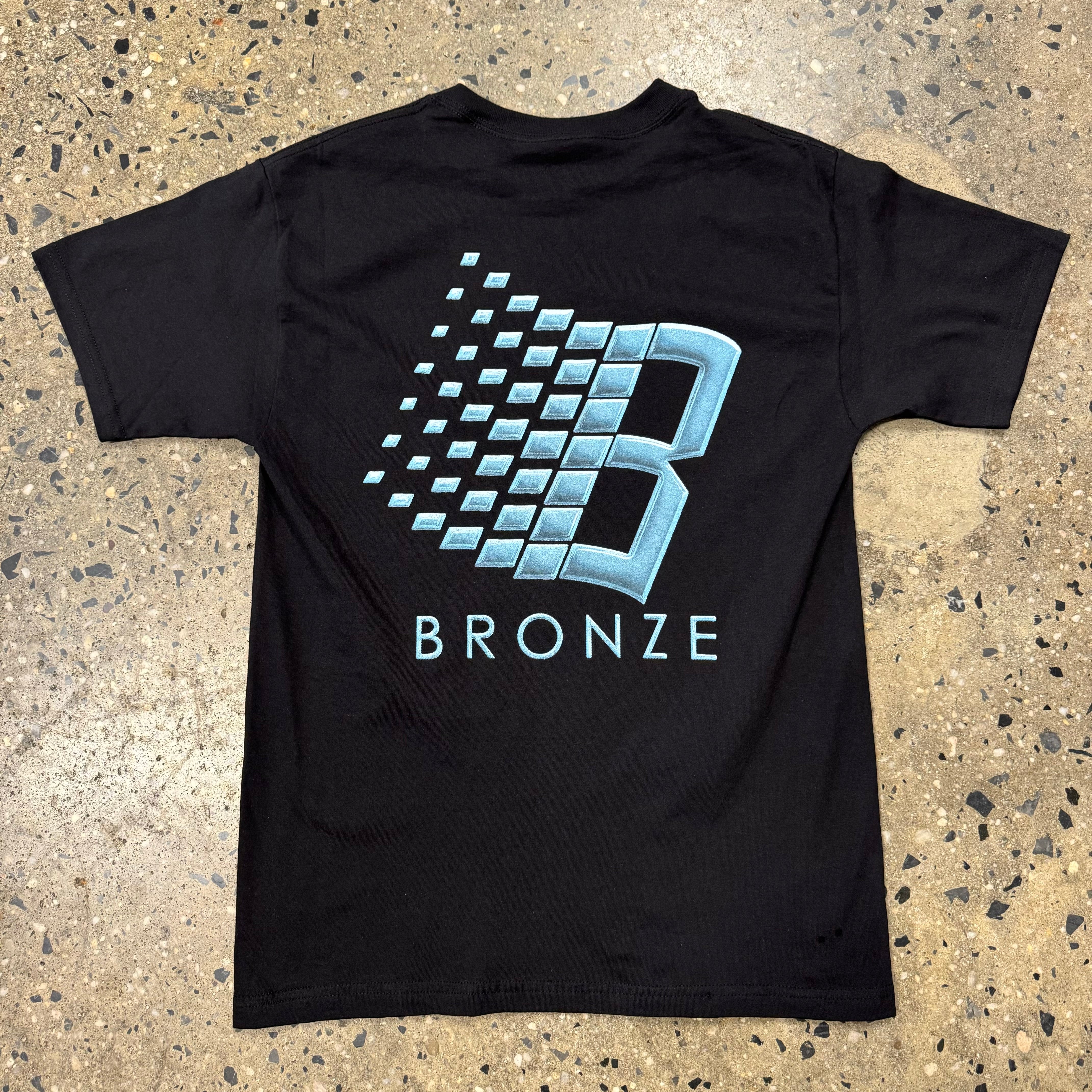 Bronze 56k Balloon Logo T-Shirt - Black