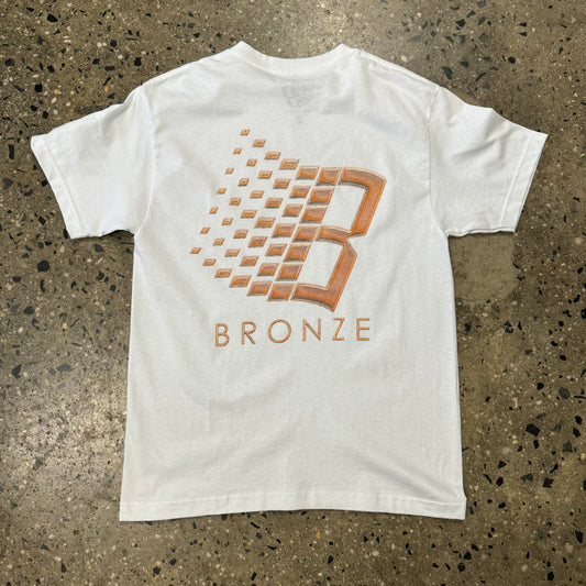 Bronze 56k Balloon Logo T-Shirt - White