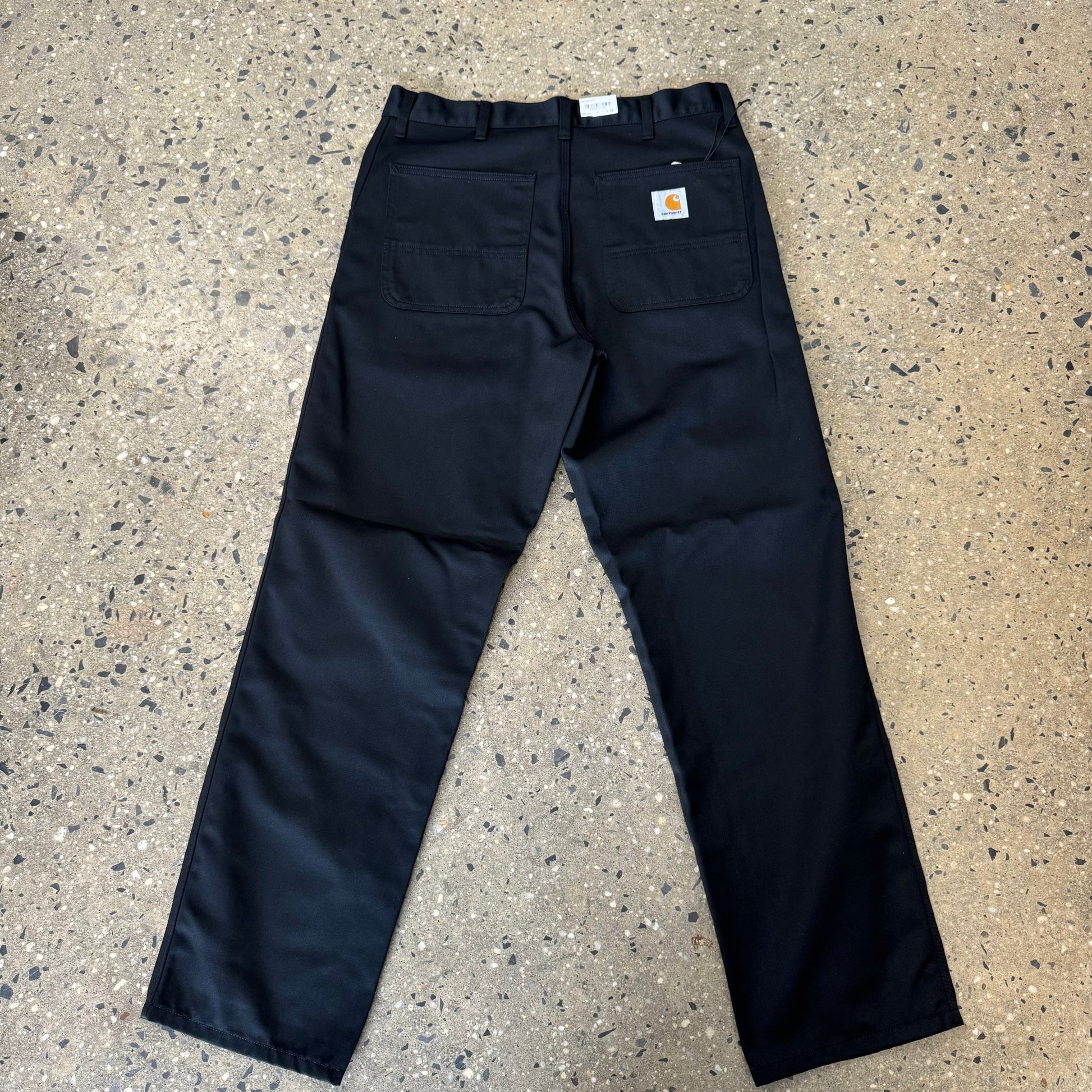 Black pants  with logo tab on back pocket