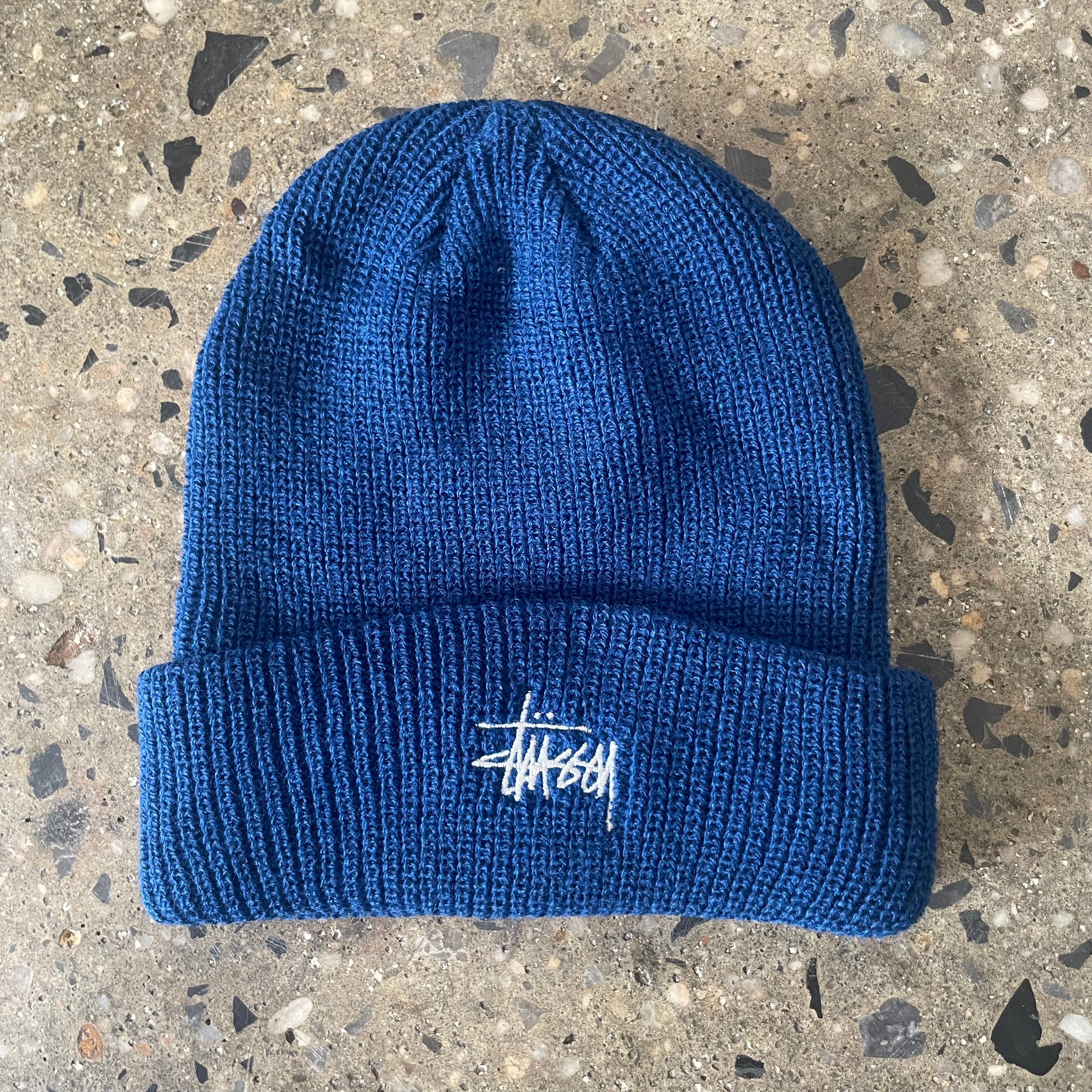 Stussy Basic Cuff Beanie - Dark Royal - Labor Skateboard Shop