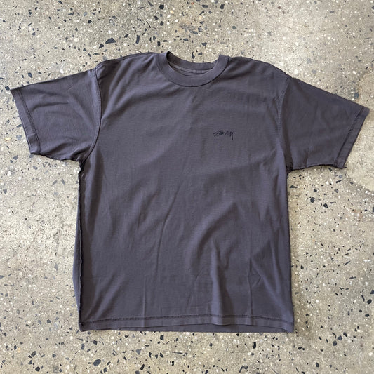 Stussy Lazy SS T-Shirt - Faded Black