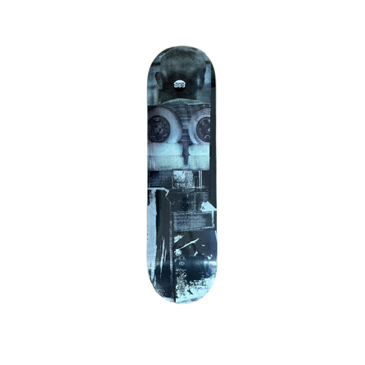 black and white photo style graphic deck